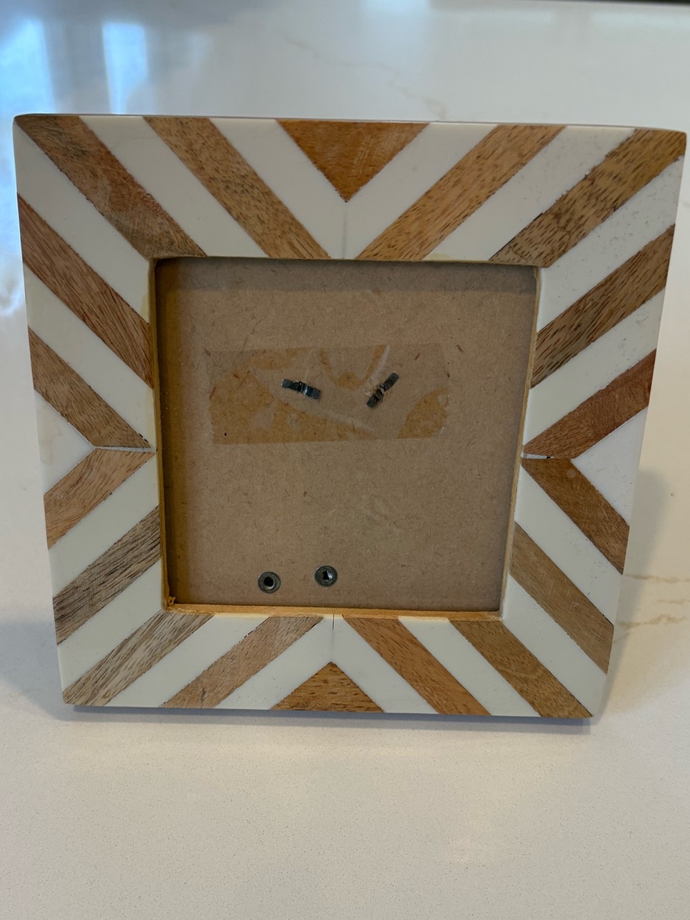 4x4inch wood inlet square frame modern art frame wall picture